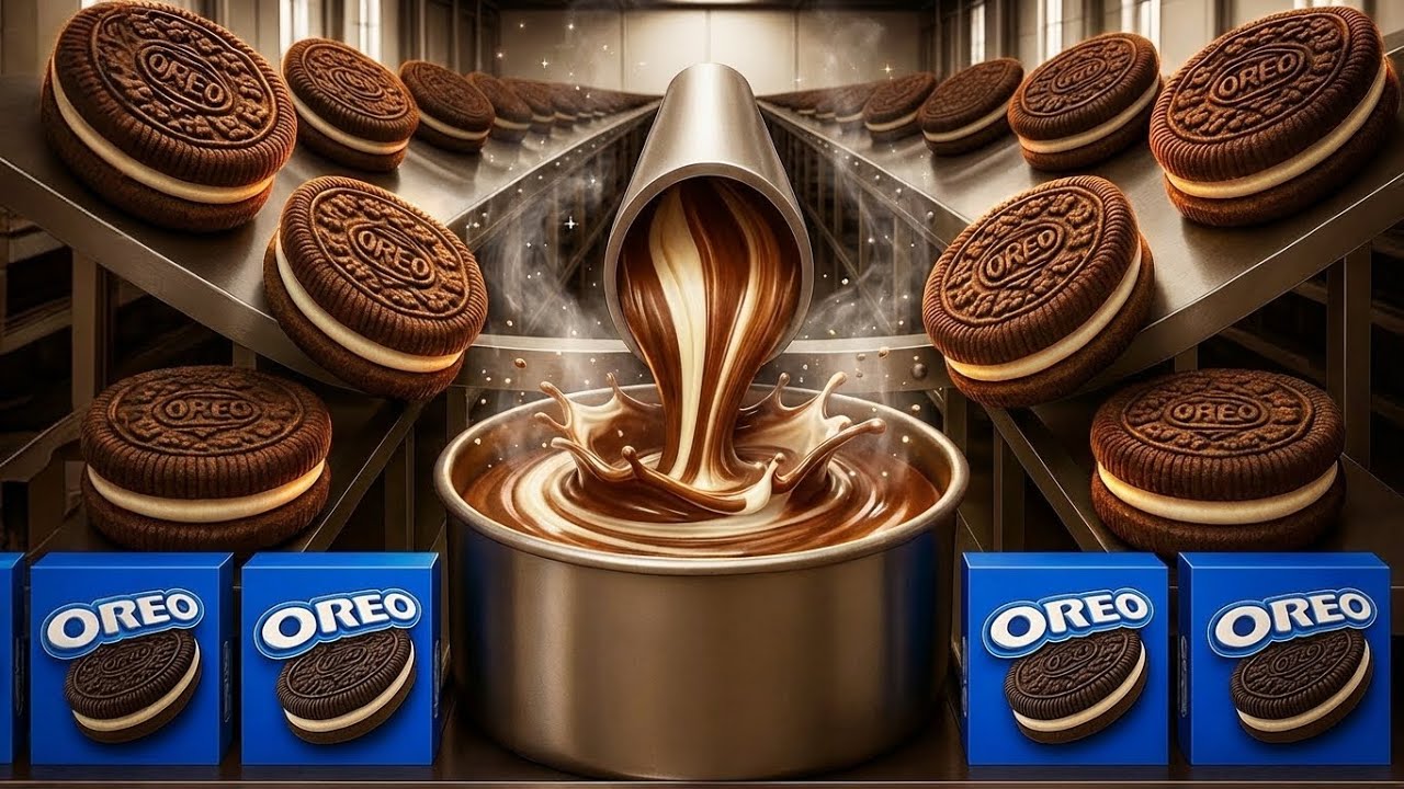 How Oreo Cookies Are Made 🍪 (Full Factory Process)