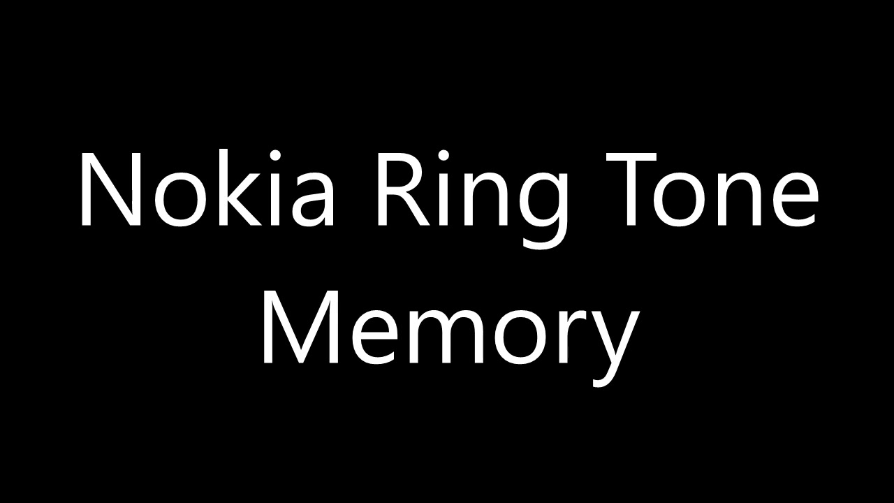Nokia ringtone - Memory
