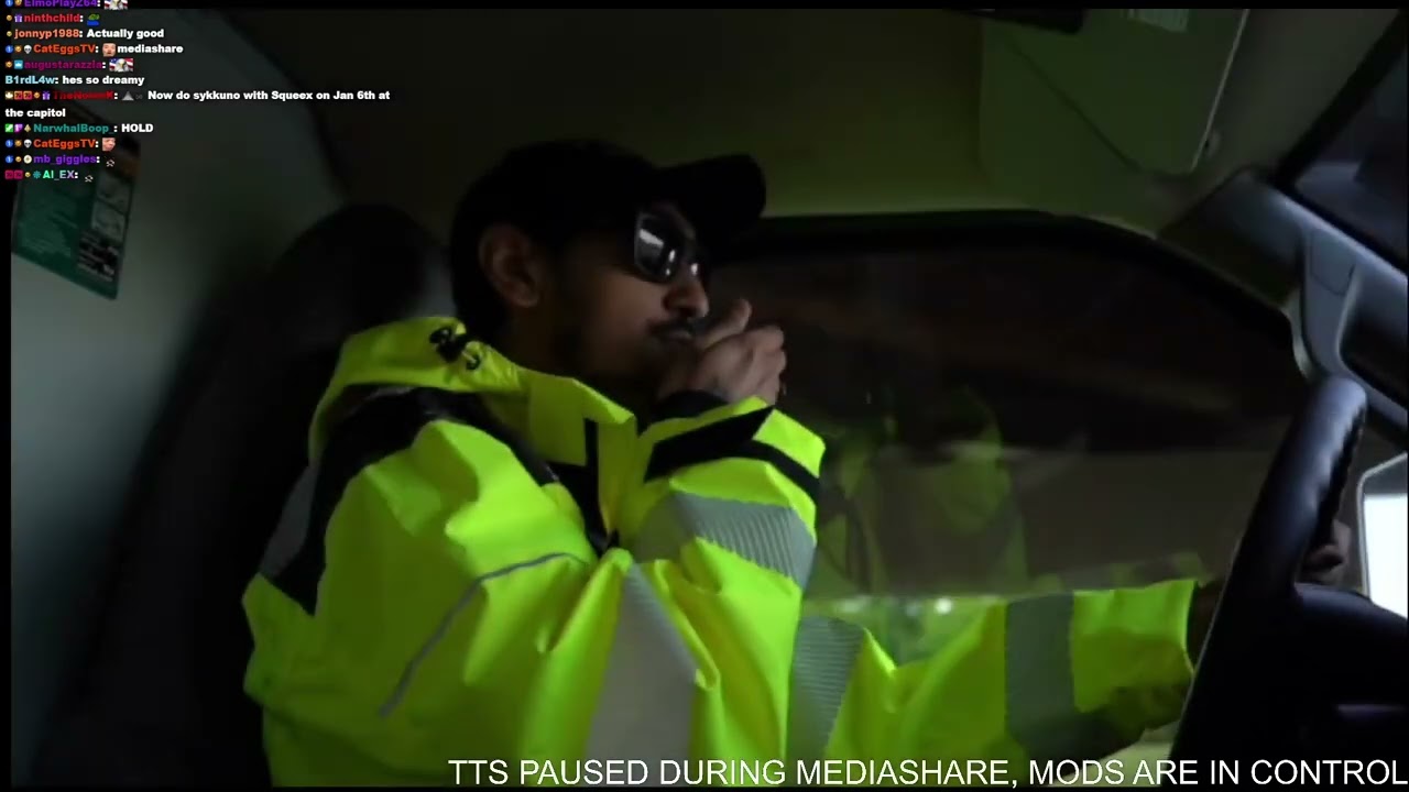 Avghans nails sykkuno impression while driving a truck to texas | Avghans