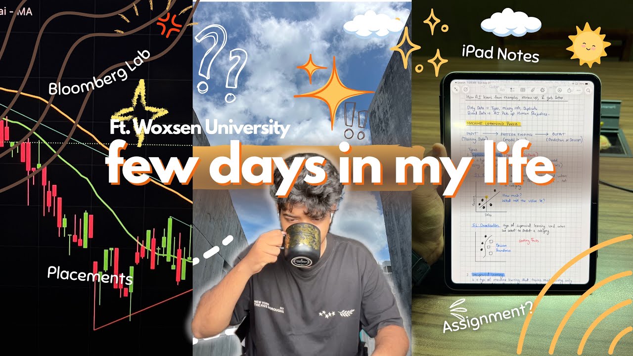 A week in my life | UNI VLOG |📗Woxsen University: lectures, placements,Stock Market