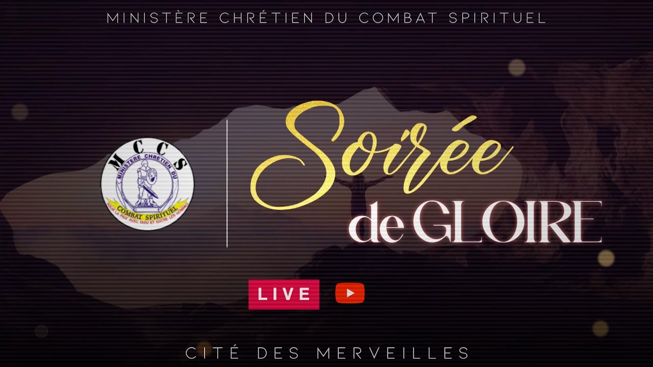 SOIREE DE GLOIRE - ORATEUR : PAPA DIEUDONNE DU CIEL - 29/11/2022