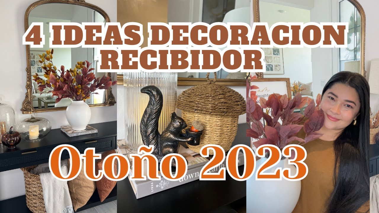Decoración Entrada Otoño 2023 🍂 Ideas para Decorar el Recibidor OTOÑO 2023