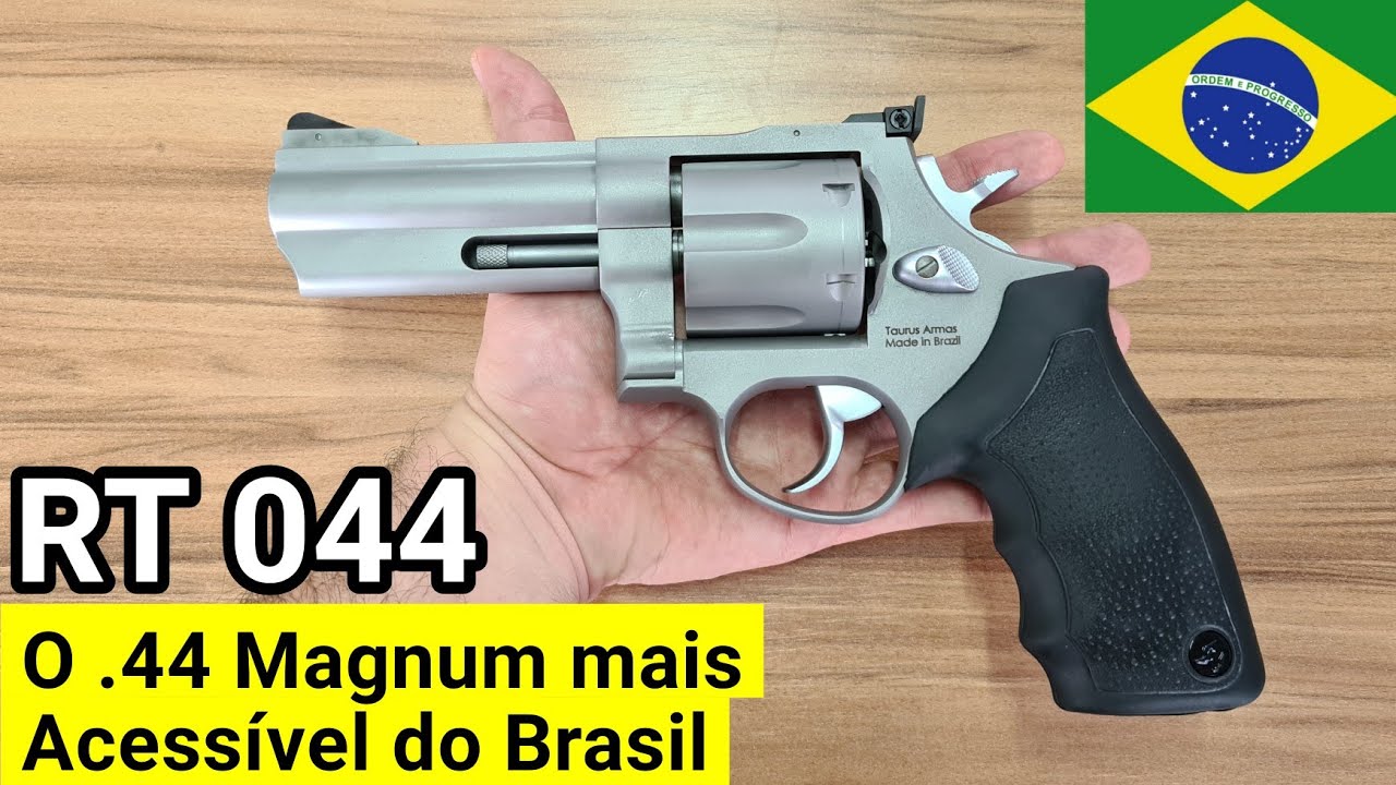RT 044  -  44 Magnum Mais Acessível do Brasil! Teste, Apresentação e Opinião. Serve para Porte?