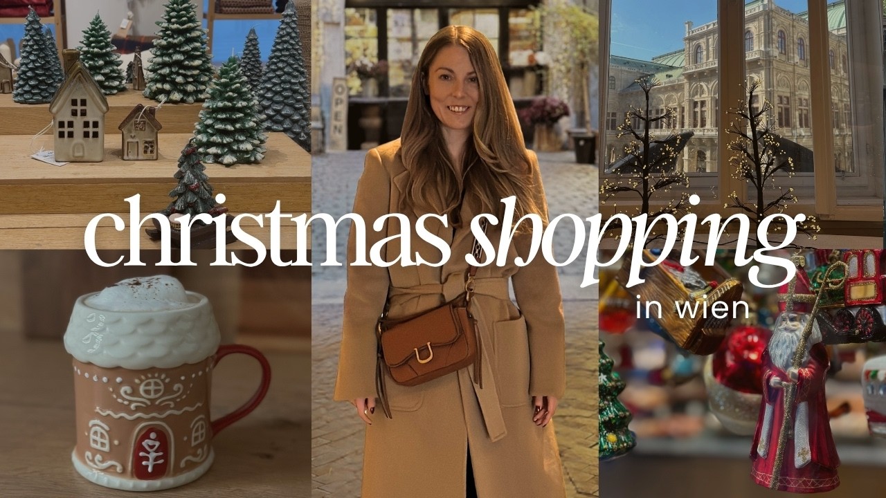 Christmas Shopping in Wien & Winter Deko Haul 2025 🌲🦌🎀