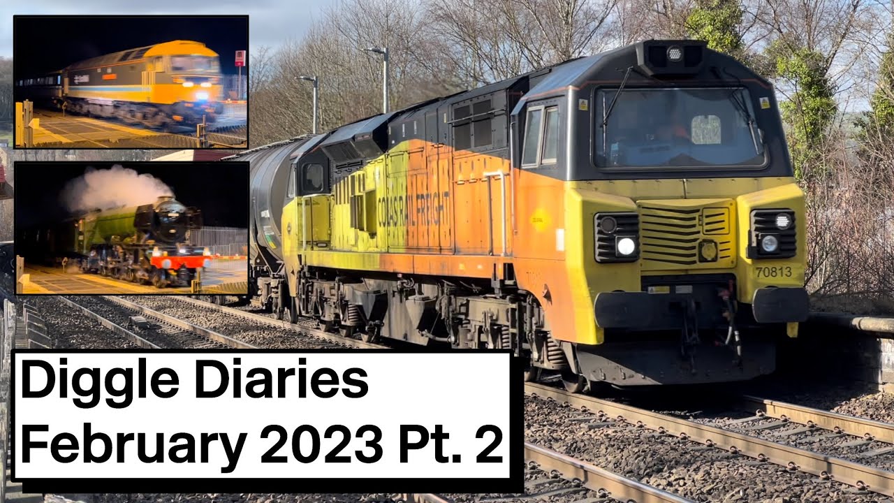 Flying Scotsman | Scotrail Push-Pull | ALL the Scots!! | Diggle Diaries: February 2023 Part 2