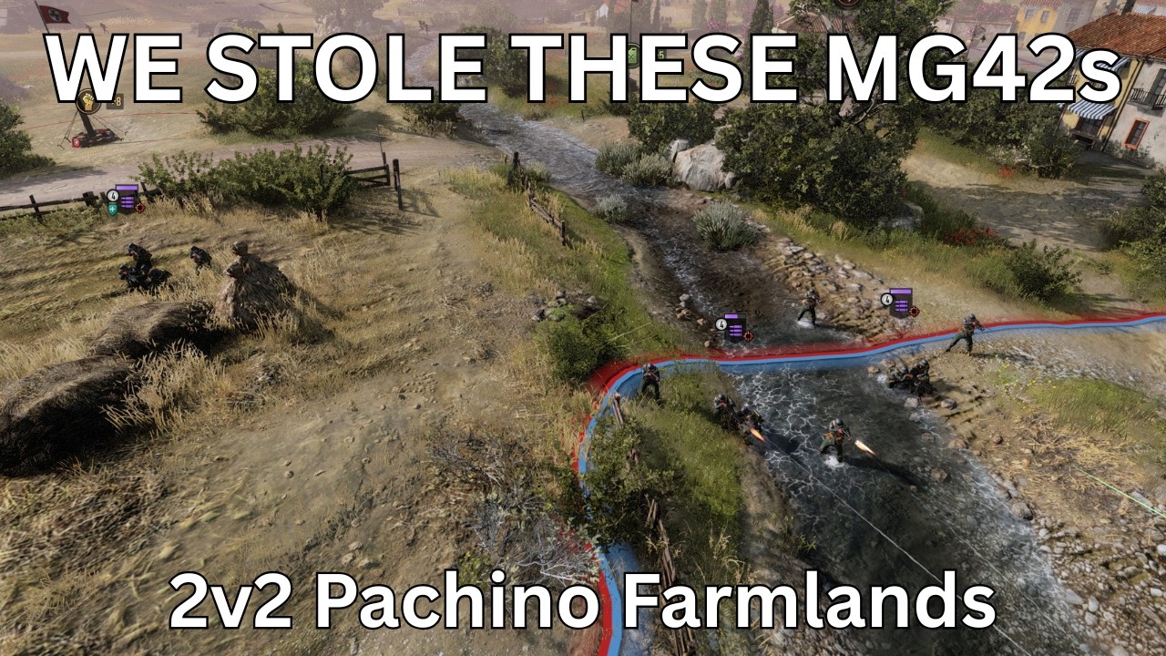Противодействие массовому использованию пулемета MG42 — матч 2 на 2 — Company of Heroes 3