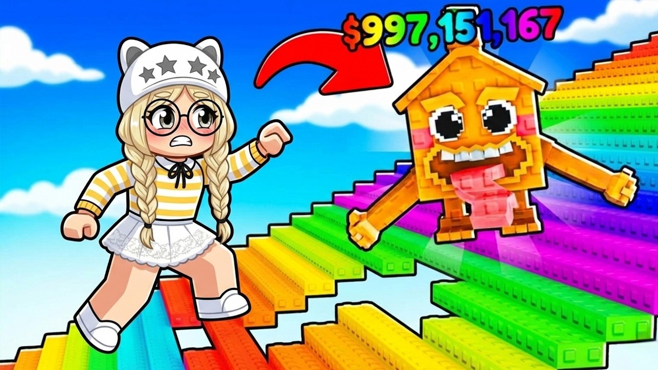 Climb The BRAINROT STAIRS In Roblox!