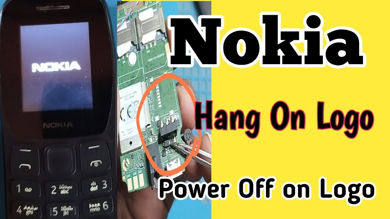 How To Solve Nokia Hang on Logo Problem || Nokia TA 1416 Switch off on logo #logo