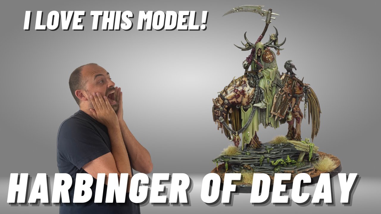 Paint Harbinger of Decay for Age of Sigmar Maggotkin of Nurgle!