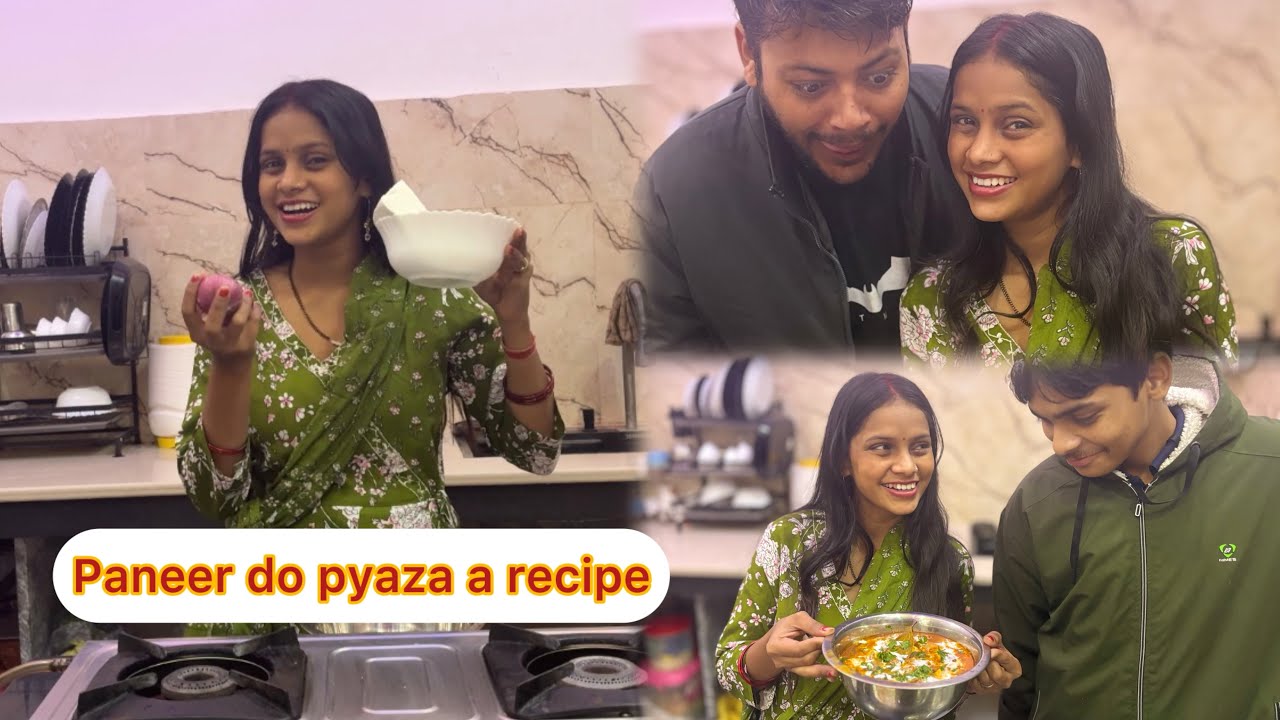 Paneer do pyaza recipe | sasur ji ne kya bola | sabko sabji kaisi lgi #ankushsaxena #swatishrivastav