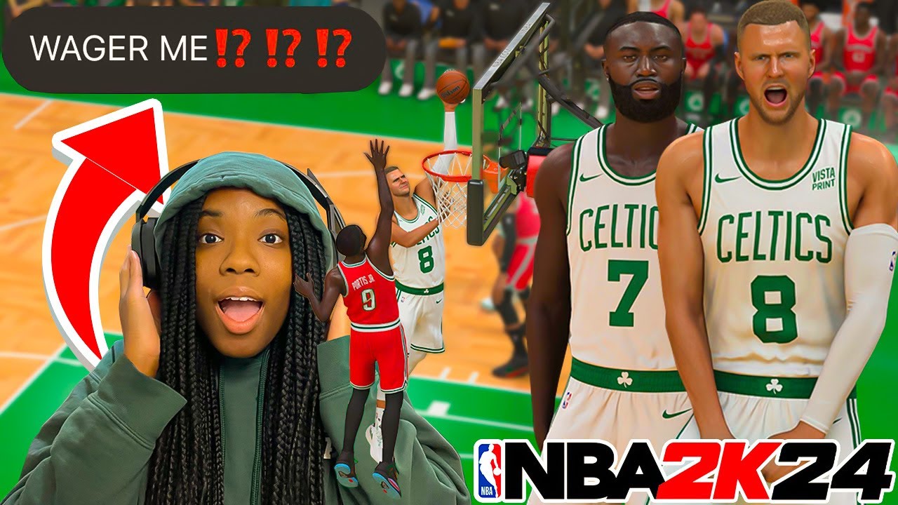TRASH TALKER WANTED TO WAGER ME ON NBA 2K24!