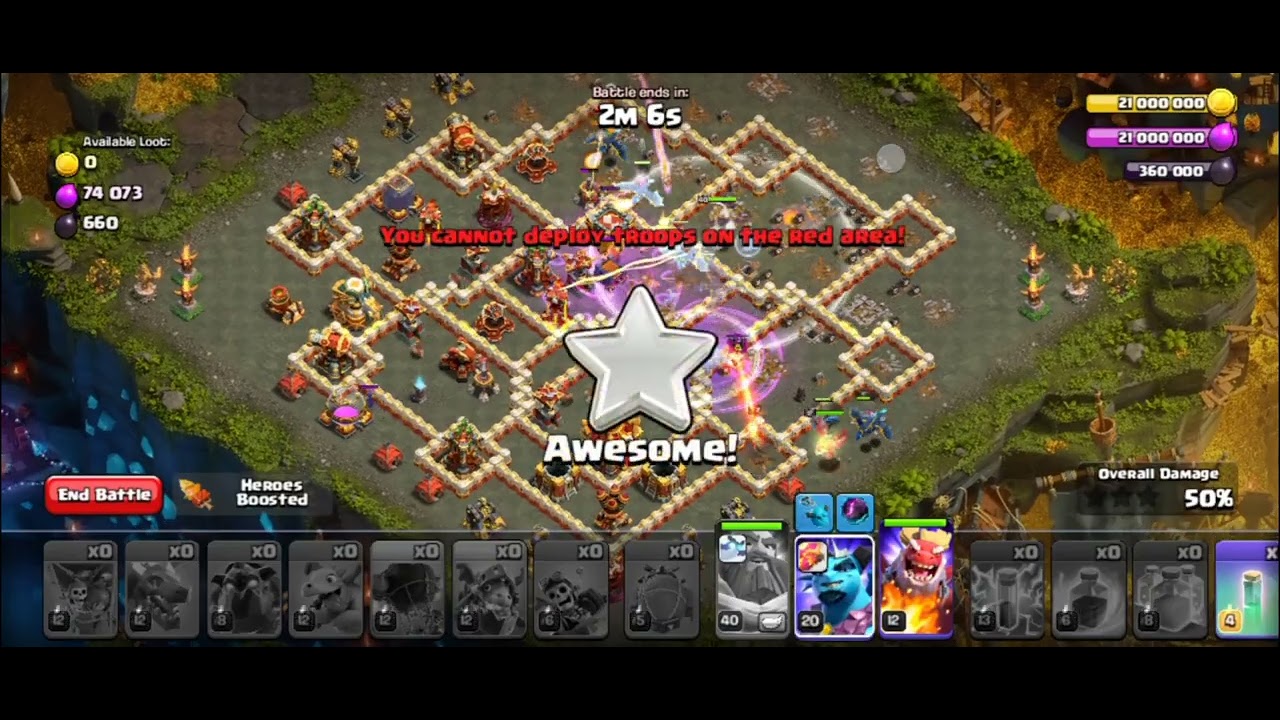 Easily 3star Dragon Escape Challenge --5 (clash of clans)