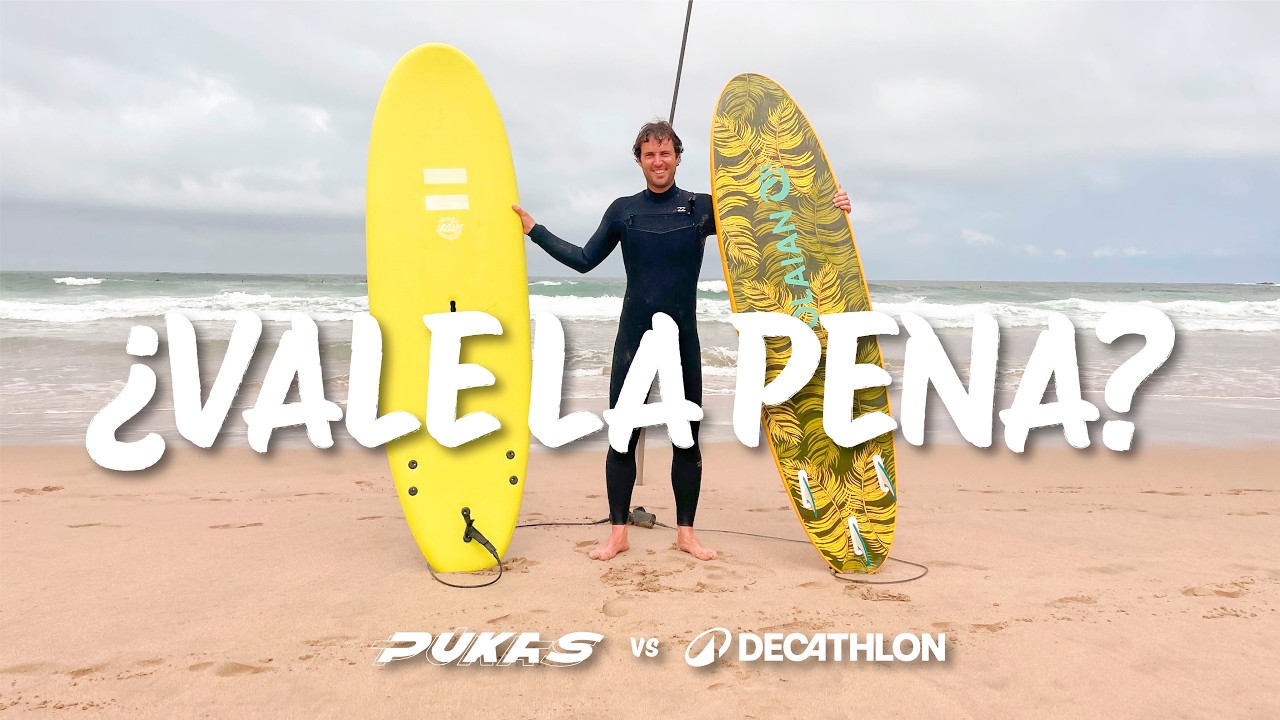 SURFEAMOS LAS MEJORES TABLAS PARA APRENDER A SURFEAR *PUKAS VS DECATHLON*