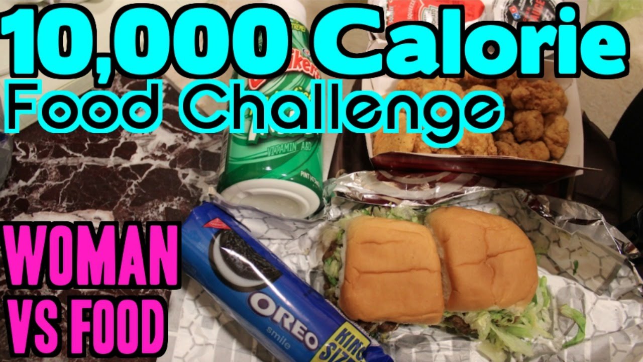 10K Calorie Food Challenge: WOMAN vs. FOOD