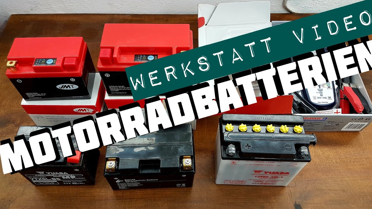 Motorradbatterie | Pflege , richtiges laden