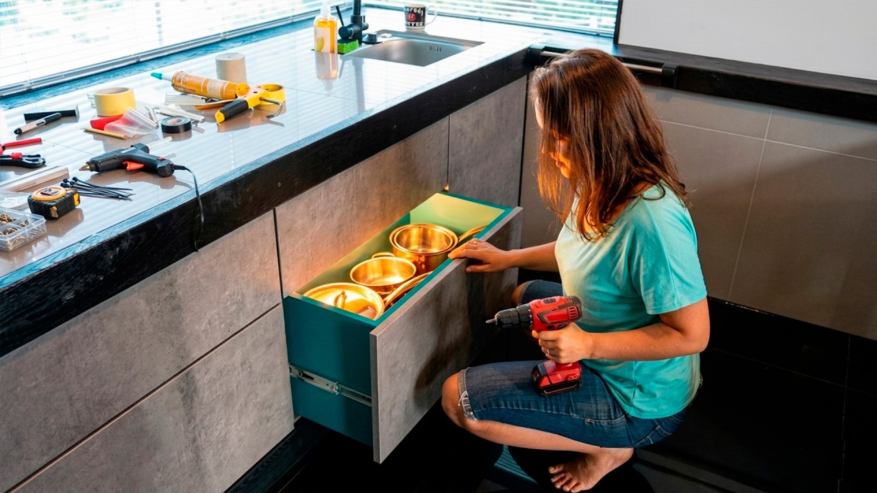She Dreamed of The Perfect Kitchen That Turned Into a Genius DIY Build