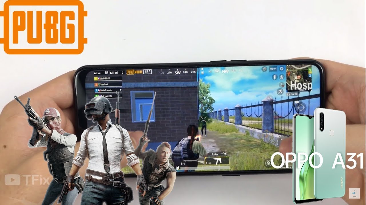 OPPO A31 Test Game PUBG Mobile RAM 4GB | Helio P35, Battery Test on Oppo A31 2020