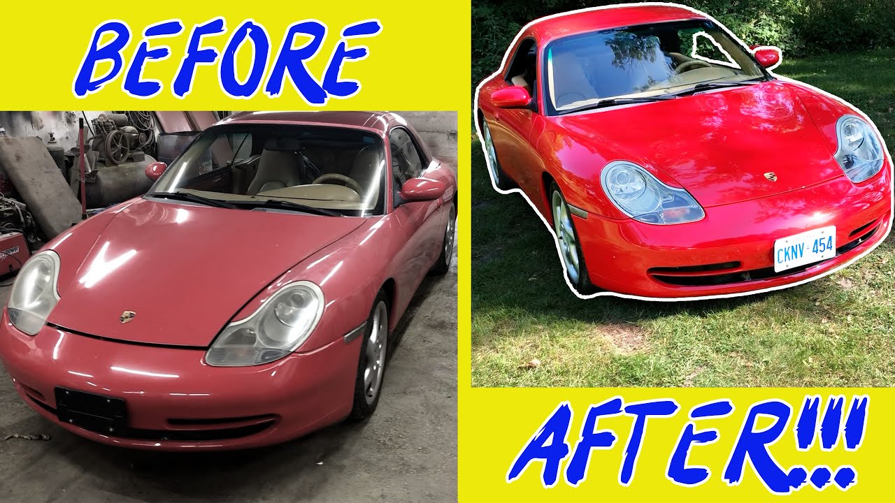 Porsche 911 Carrera 996 Paint Transformation