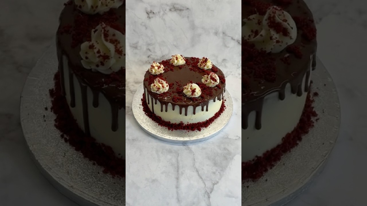 Let&rsquo;s make a red velvet cake!❤️ #shorts #bakingislife #baking #redvelvet #foodie  #cakedecorating