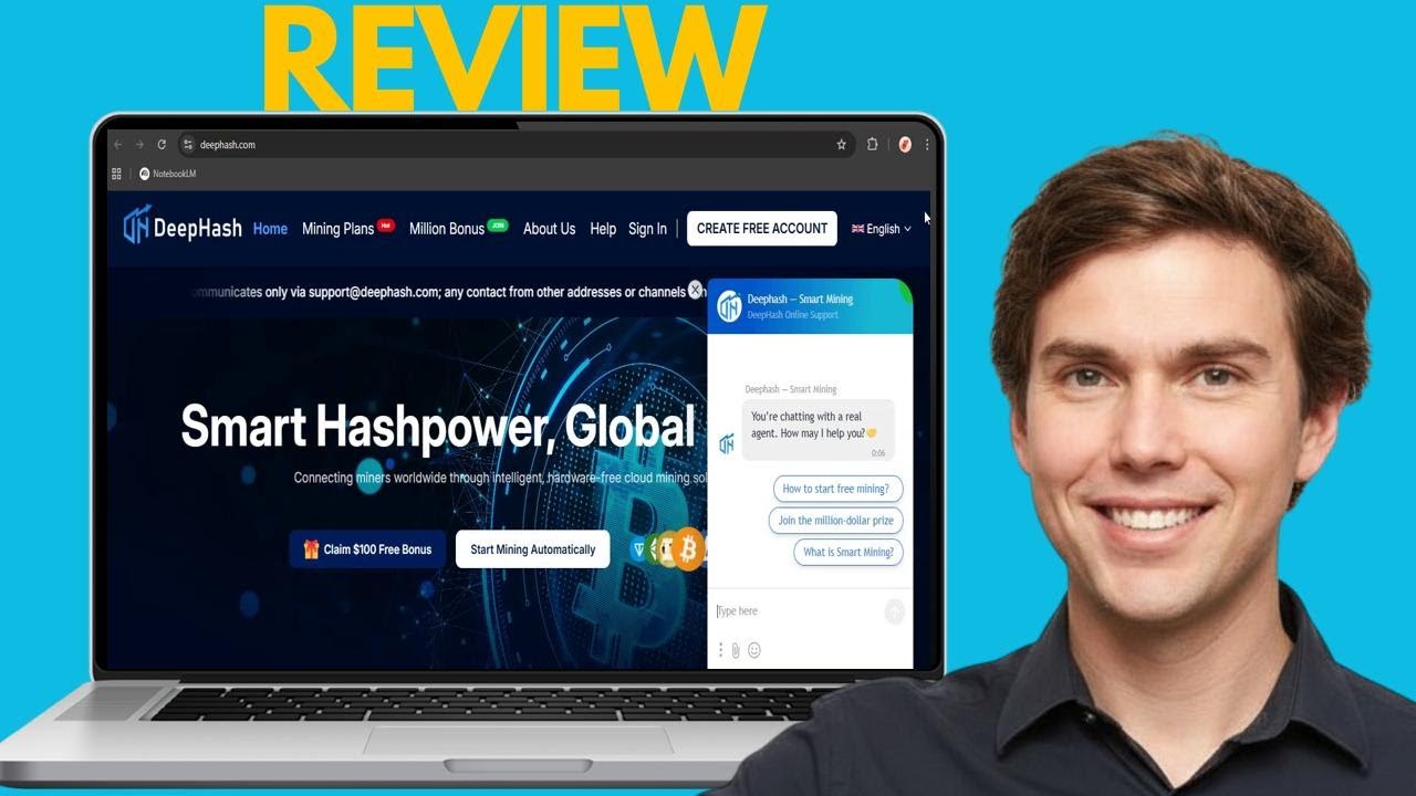 DeepHash Mining Review 2026 Fake Cloud Mining Scam or Legit Crypto Investment