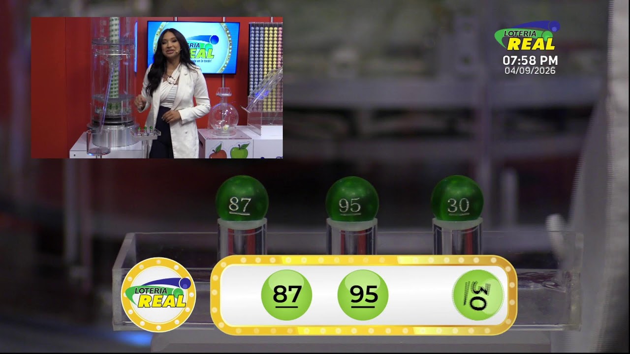 Sorteo Loter&iacute;a Real Noche 04-09-2026