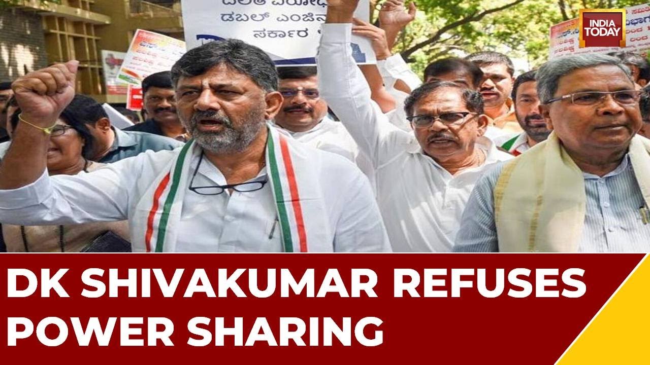 Karnataka CM Suspense: DK Shivakumar Refuses Power Sharing | DKS- Sidda Equally Poised To Become CM