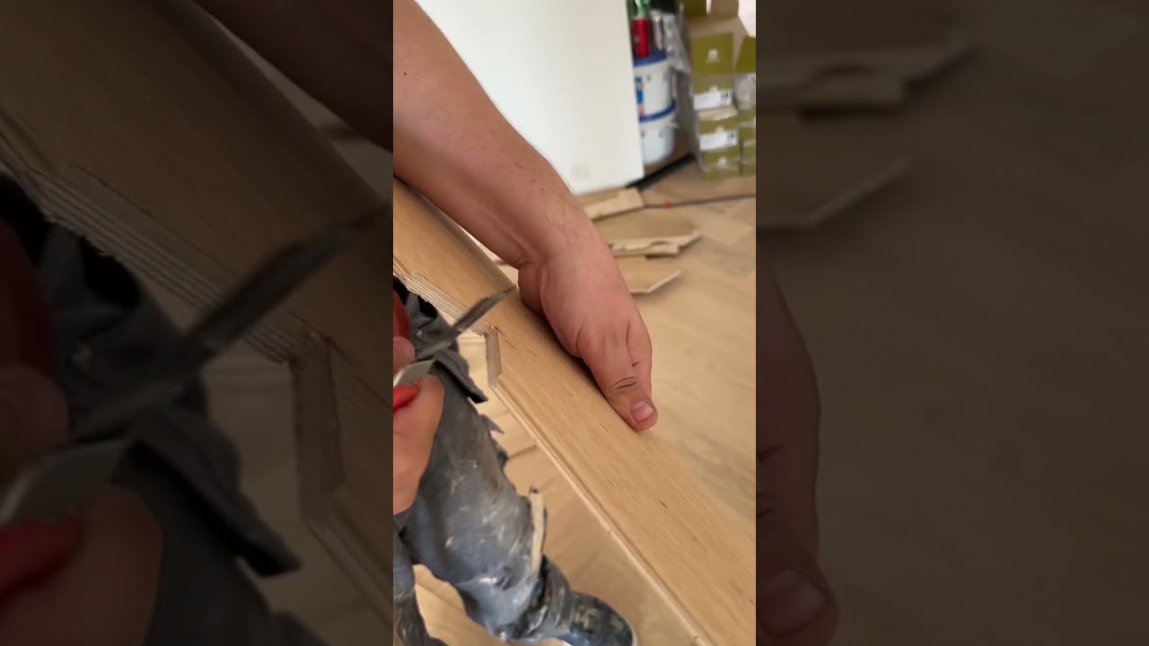 Fischgr&auml;t an die Ecke genau anpassen ✅