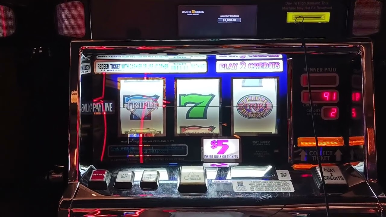 $1,800 Jackpot Triple Sevens #Jackpot #casino #slots