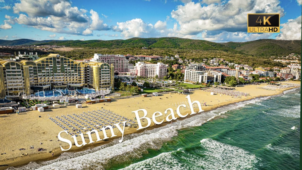 Sunny Beach Bulgaria 🇧🇬 4k Drone