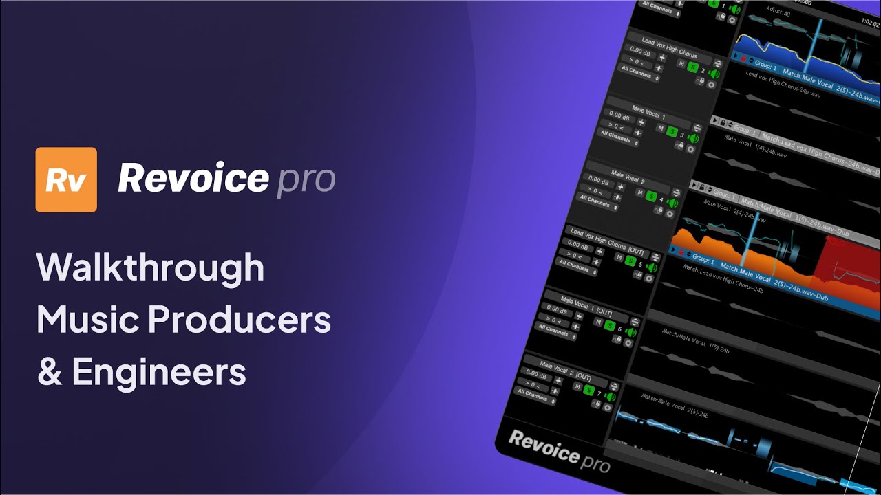 Пошаговое руководство по Revoice Pro 5 для музыкальных продюсеров и звукорежиссеров