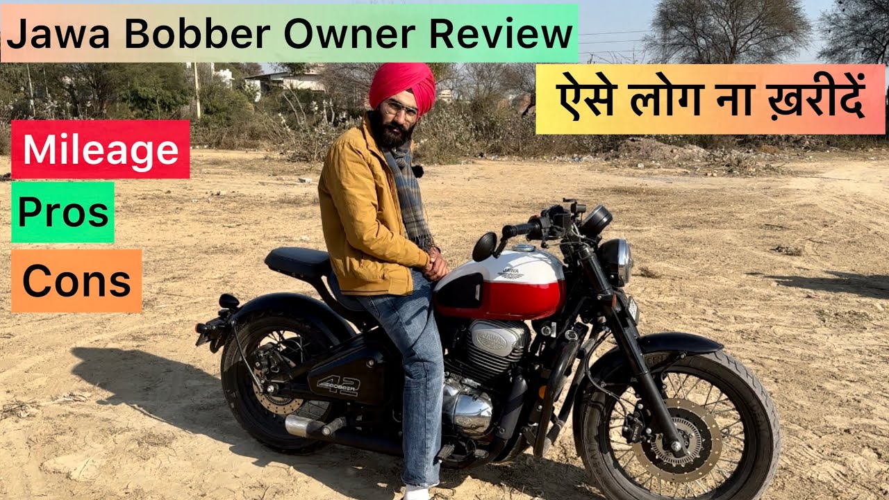 Jawa 42 Bobber Owner Review after 2 months | Problems,Mileage, Jasper Red Colour