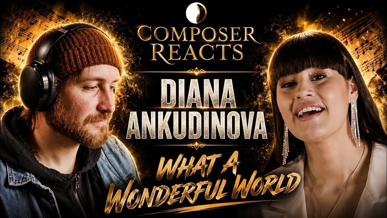 Composer Reacts to Diana Ankudinova - What A Wonderful World