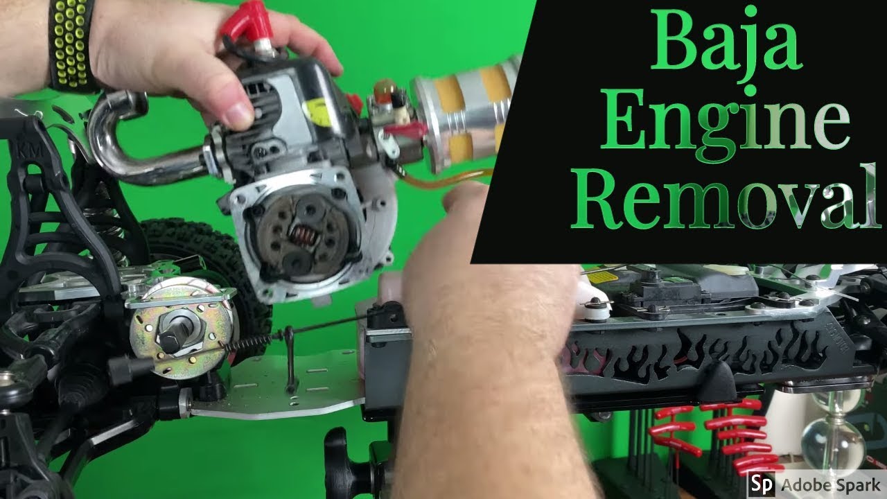 How To: Step By Step Engine Removal From Your Baja HPI, King Motor, Rovan.