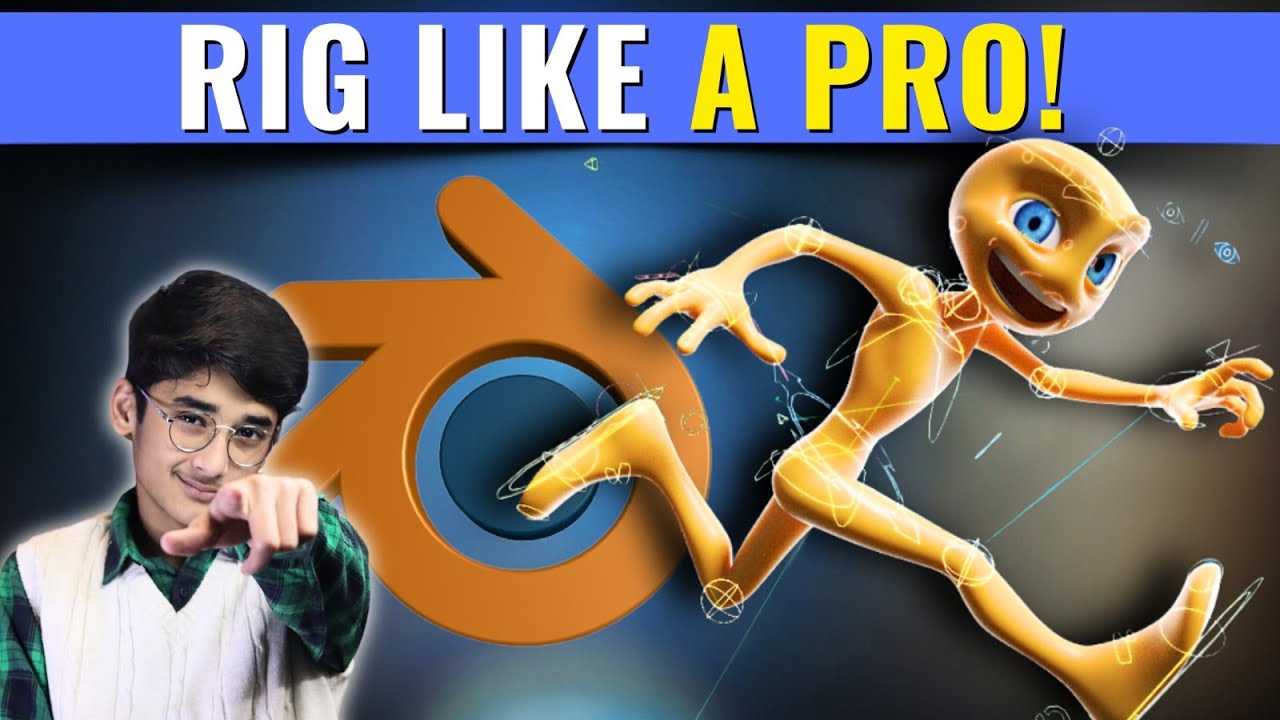 How to Rig a Character Like a PRO? | Blender Tutorial in Urdu/Hindi