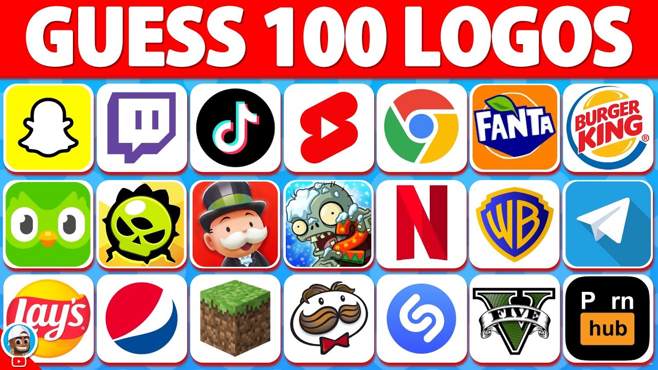 ⚡ 100 Famous Logos to Guess in 3 Seconds | Ultimate 300 Logos Quiz