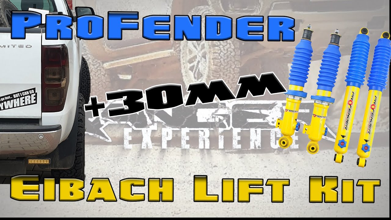 DER UNTERSCHIED - Ford Ranger - Eibach 30mm LiftKit mit Profender D&auml;mpfer