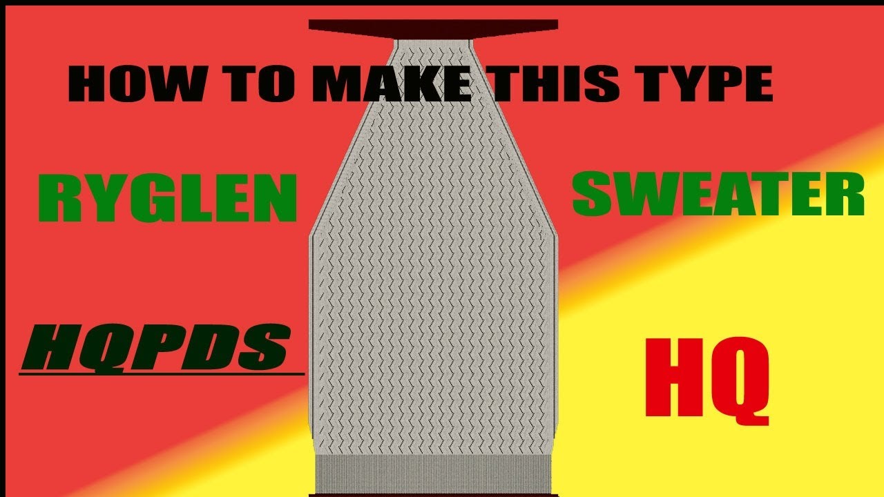 How to make Ryglen sweater | hq | knittingintarsia| KnitCraftstudio 