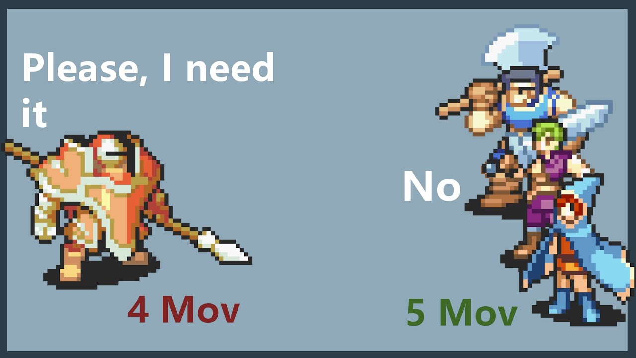 Armour Knights are better with 4 movement
