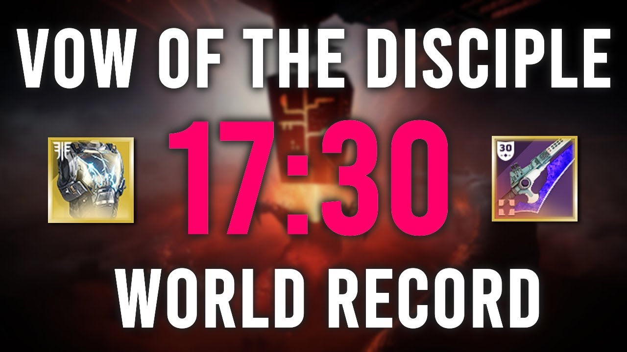 Vow of the Disciple WR Speedrun [