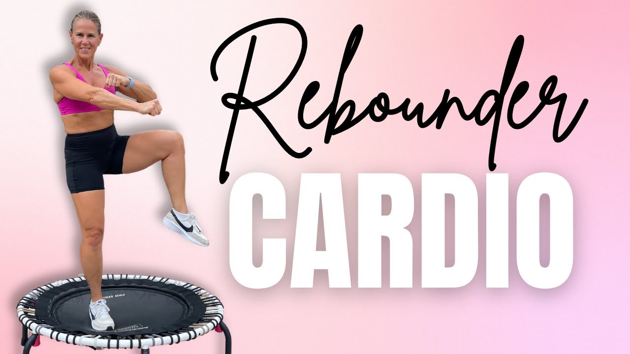 50 MIN Rebounder Cardio Workout | with Glutes & Abs