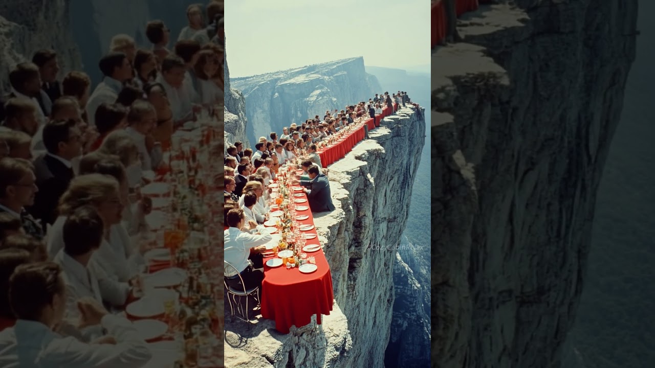 Cliffside Group Gathering Dinner ! Celebration by Imagination #mountainscenery