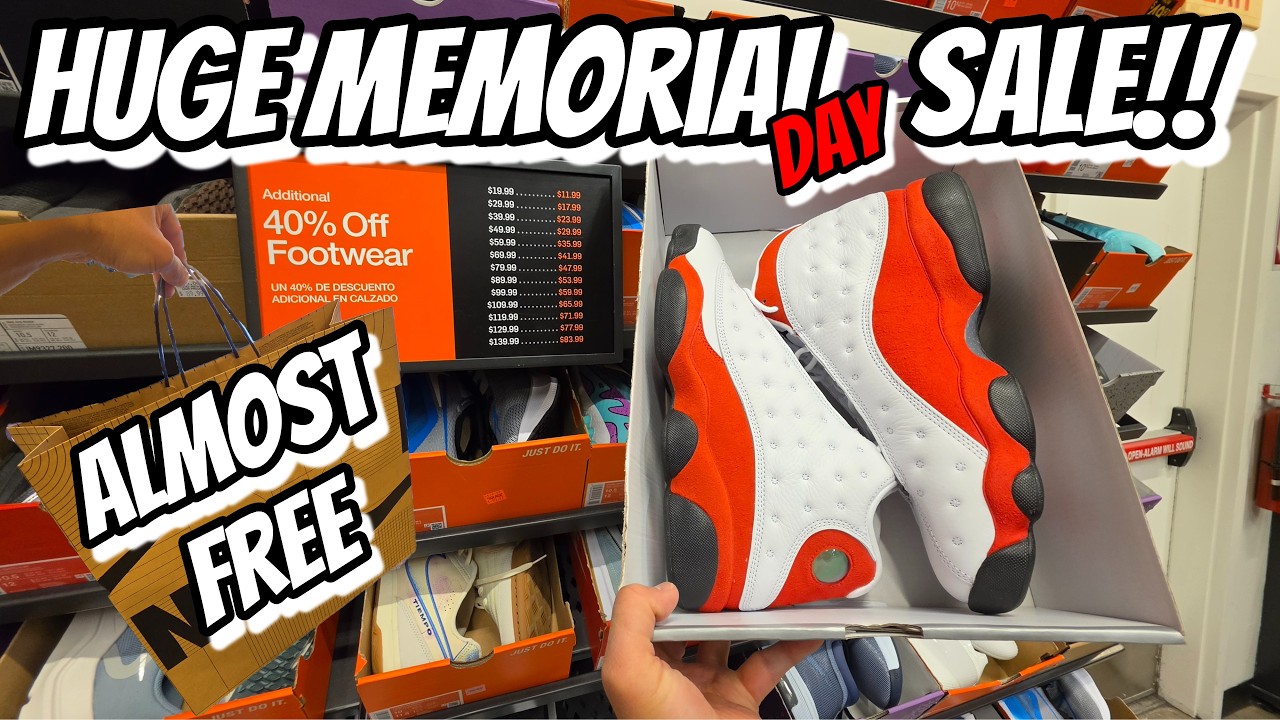 Безумная распродажа в честь Дня поминовения в дисконт-центре Nike!!!