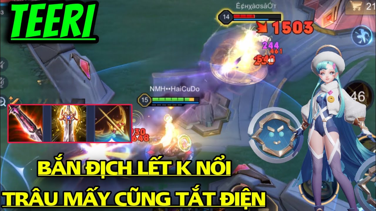 Teeri Liên Quân || Trang Bị và Bảng Ngọc Trị Tank Mạnh Nhất Bắn Cho Địch Lết K Nổi COMBAT Tổng Mạnh