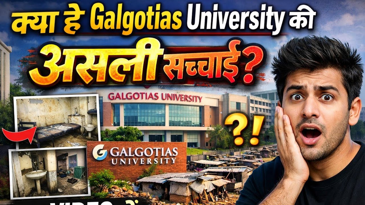 Galgotias Universities Campus Reality ||  Galgotias Universities Dog Expose Reel Vs Reality