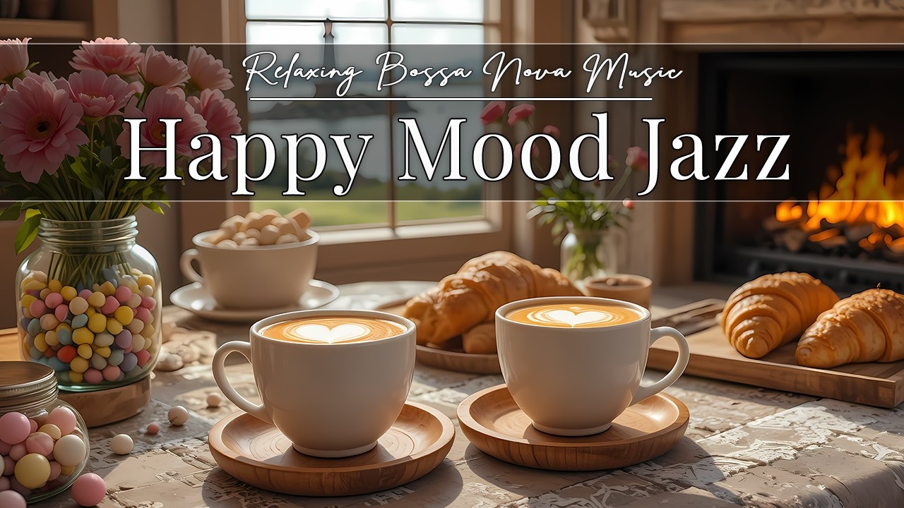 Happy Mood Coffee Jazz ☕ Positive Jazz Music & Soft Spring Bossa Nova Instrumental to Start the Day