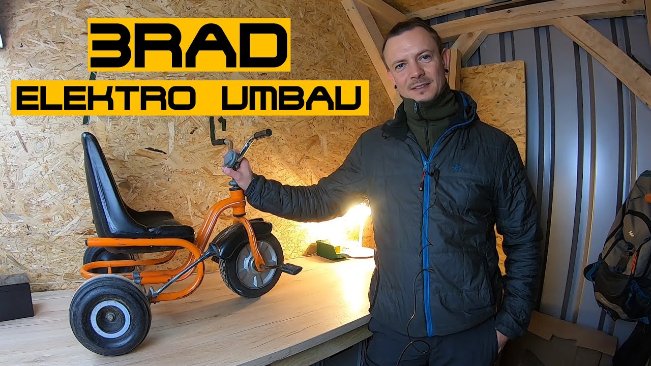3Rad - Elektro Umbau für Kinder | Dreirad mit Elektromotor