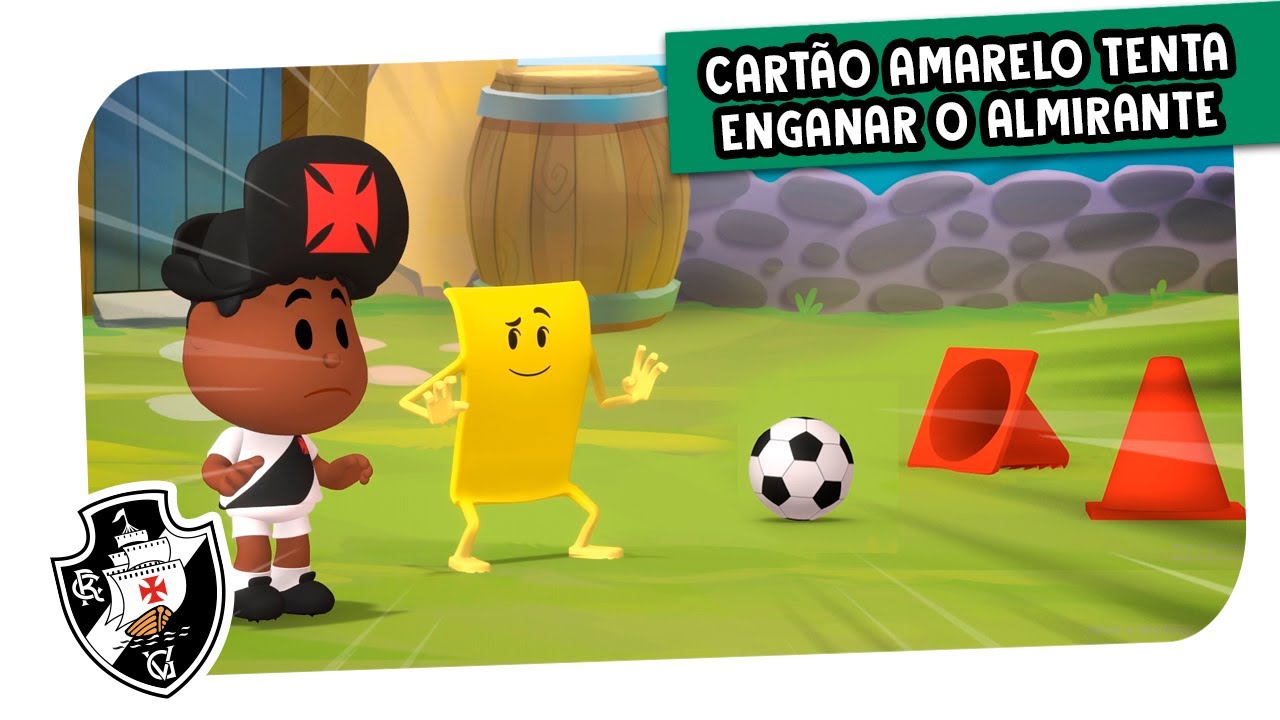 Cartão amarelo tenta enganar o Almirante - Liga dos Mascotes - Vasco EP 24