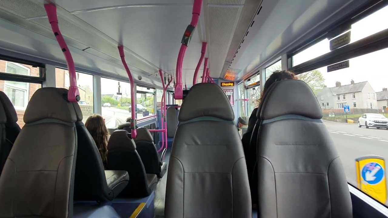 *Struggling* First Sheffield Daimler OM934 Streetdeck 35317 (SN18 XYP) Route 52a
