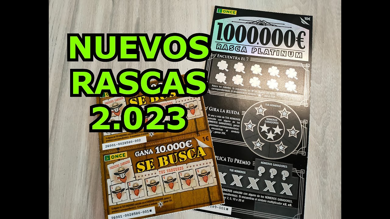 Estrenamos Nuevos rascas 2023: SE BUSCA Y RASCA PLATINUM