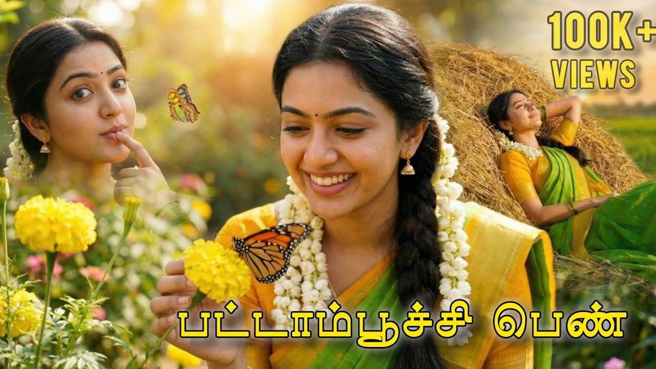 Pattampoochi Penn | பட்டாம்பூச்சி பெண் | Tamil Song 4K